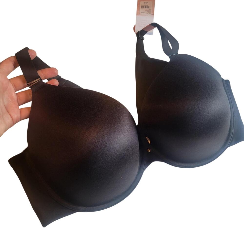 Cacique black push up plunge bra 44ddd nwt